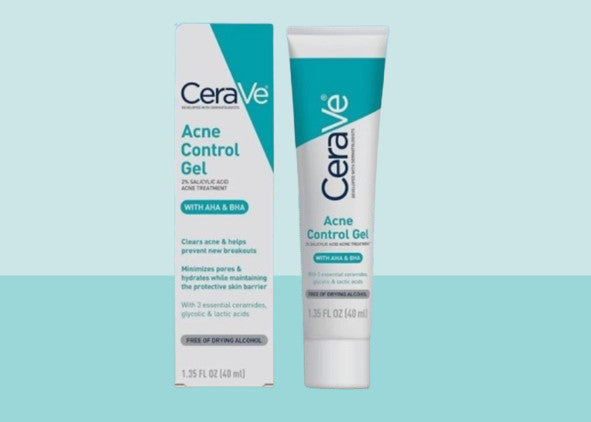 CeraVe Acne Control Gel 1.35 oz - Pack of 3, Clear Skin Treatment