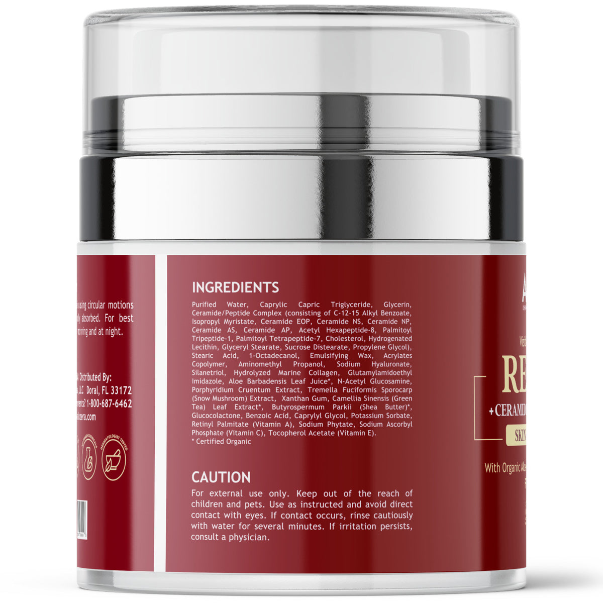 Retinol Face Cream - Anti-Aging Moisturizer, 1.7 oz