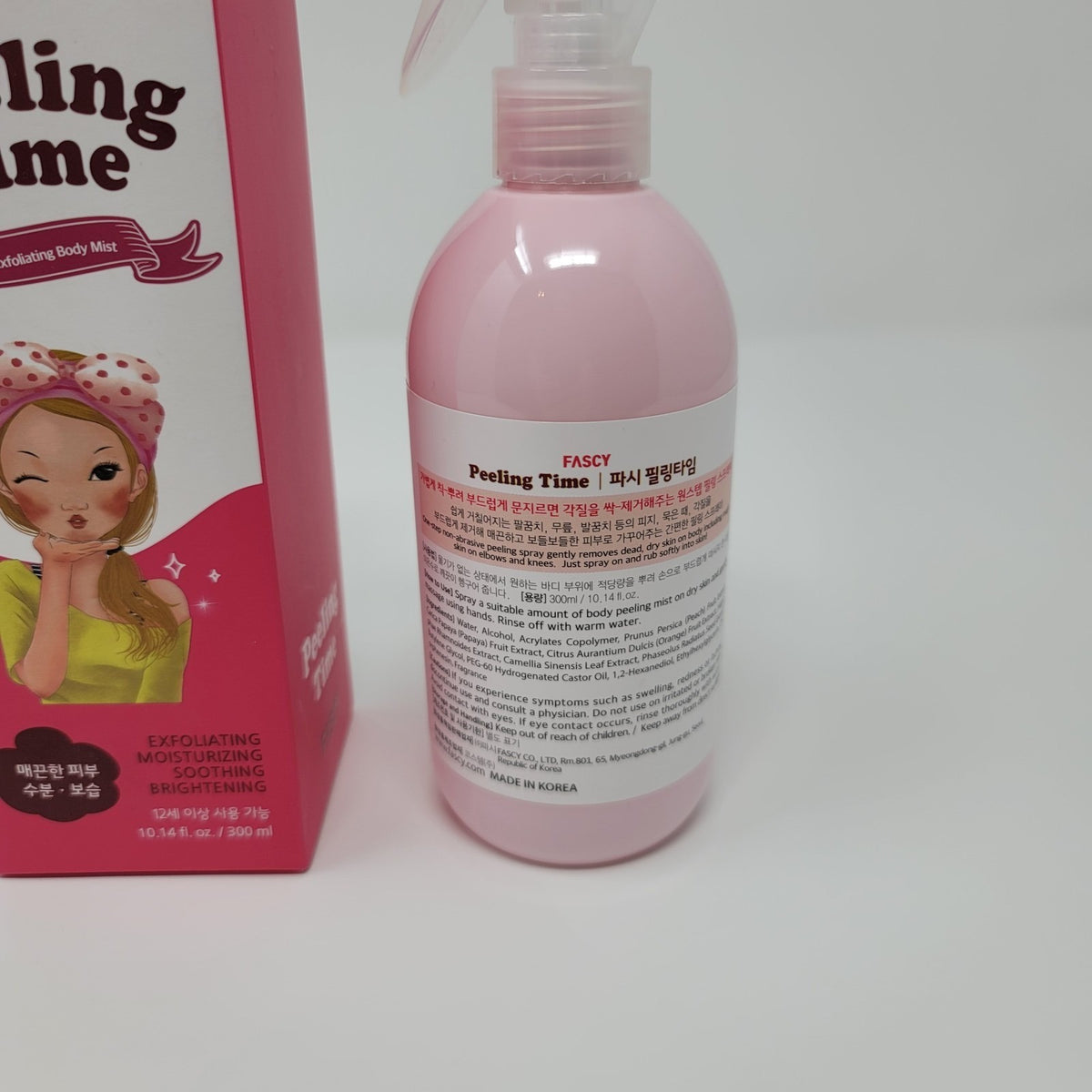 K Beauty Fascy Peeling Time Gentle Exfoliating Body Mist Spray 10.14