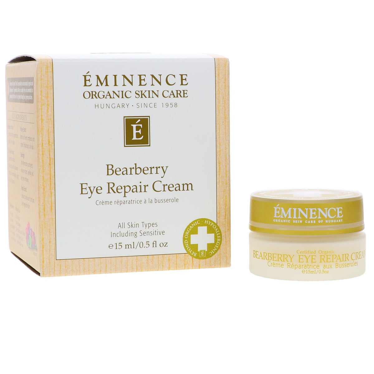 Bearberry Eye Repair Cream 0.5 oz - Anti-Aging Hydrating Eye Cream