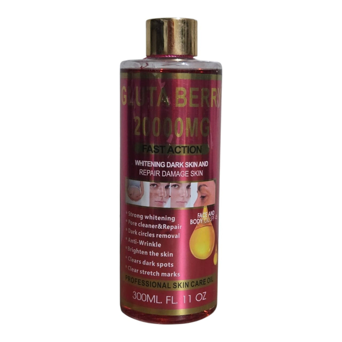 Gluta Berry Skin Correcting Body Oil SPF 45 – 300ml