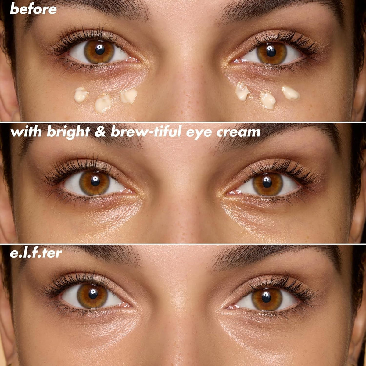 Brightening Eye Cream with Vitamin C & Depuffing Ingredients - Hydrating & Cruelty-Free