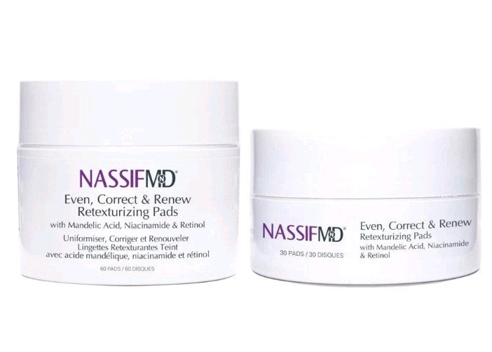 Retexturizing Skin Pads Kit for Brightening & Smoothing - 30 & 60 Count