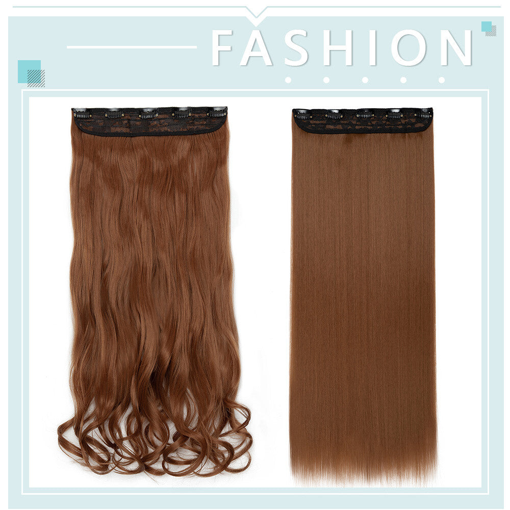 V-Shape & U-Part Clip-In Hair Extensions - Full Head Highlight, Multiple Lengths & Colors