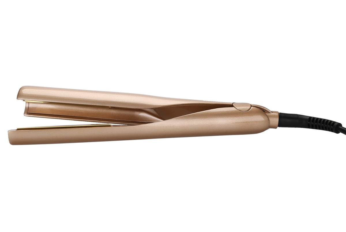 2-in-1 Hair Curler and Flat Iron - Digital Temp Control, Salon Quality