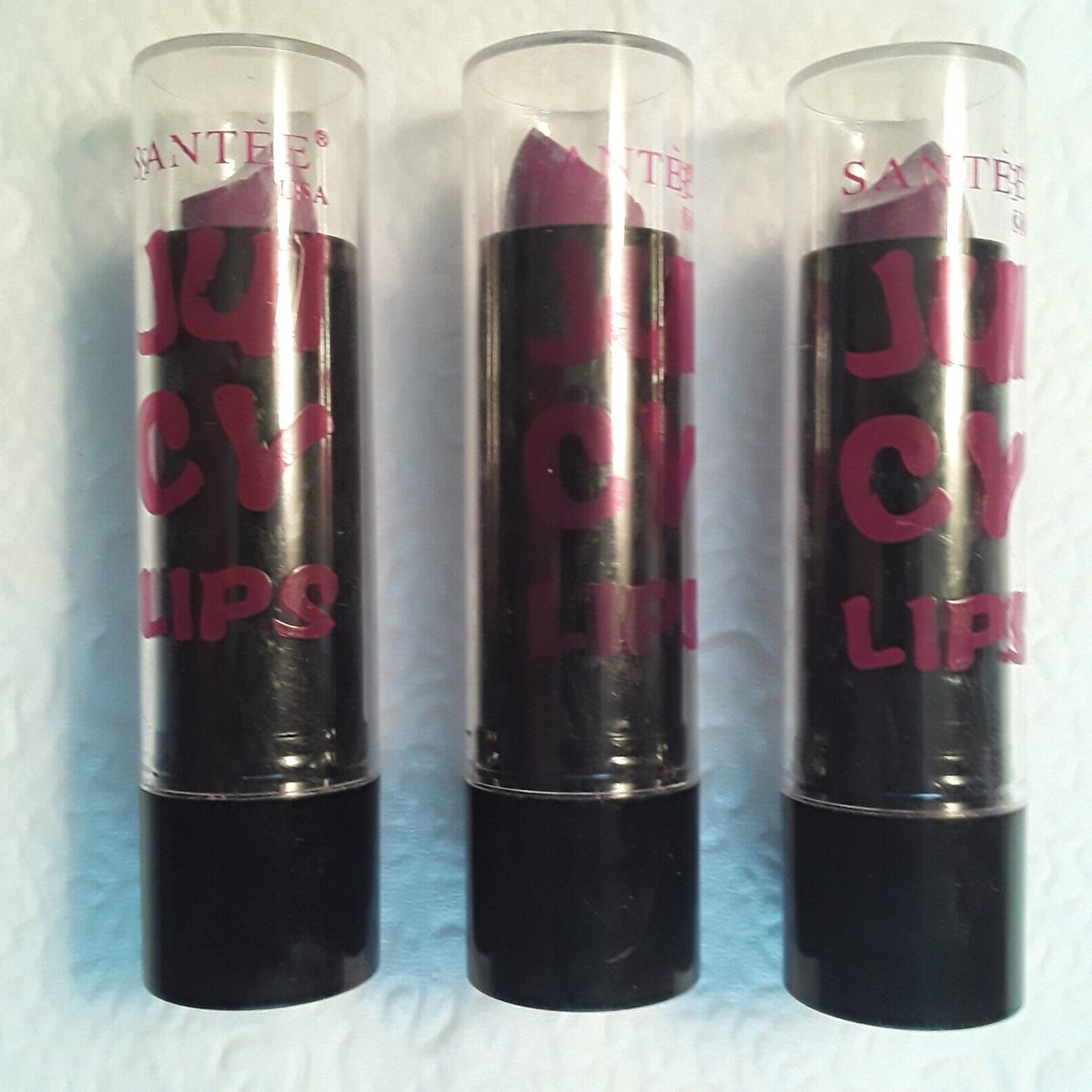 Hydrating Purple Lip Balm Set - Juicy Lips Moisturizing Lot of 3