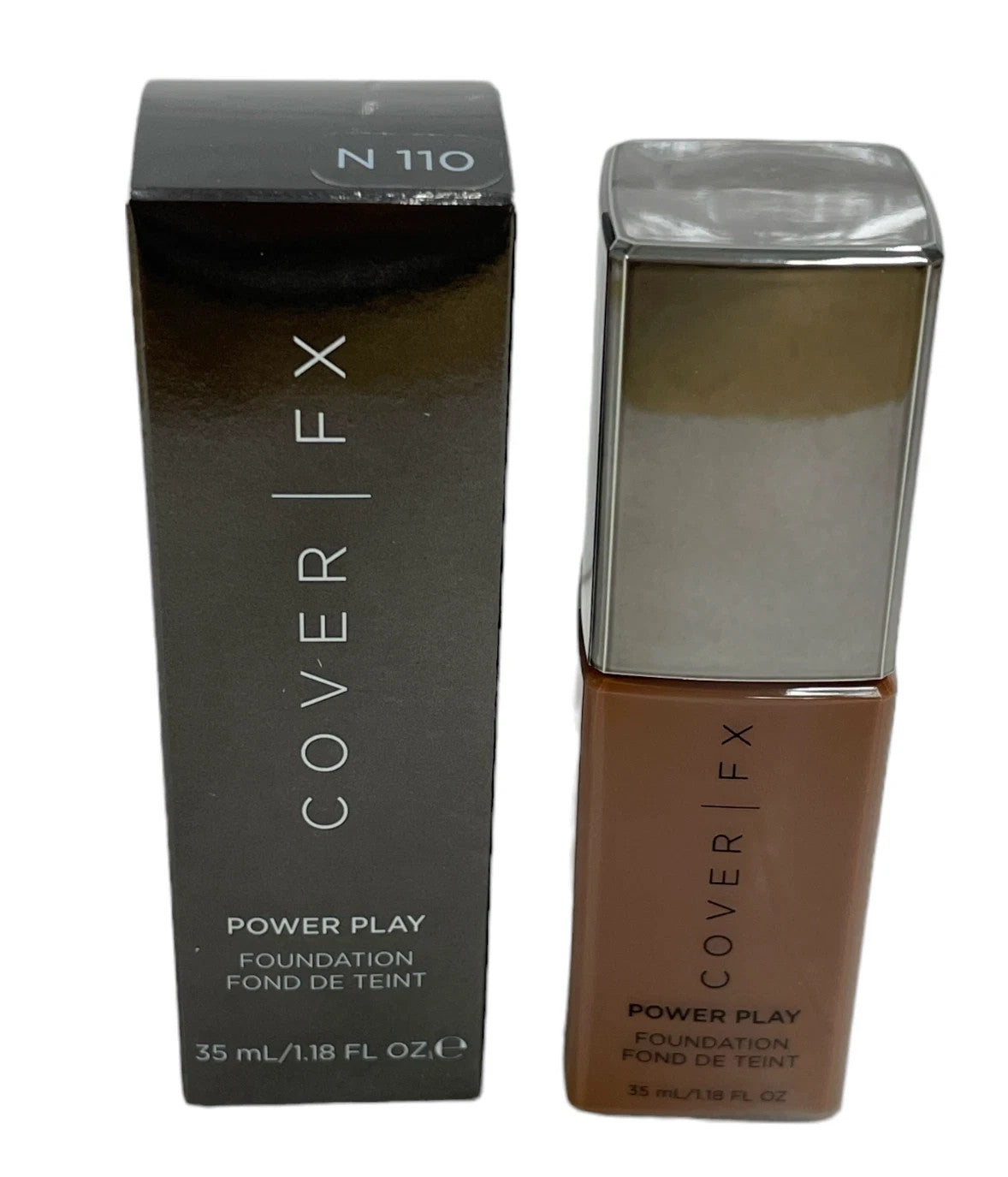 Cover FX Power Play Foundation-N 110 - 35ml / 1.18oz, Long-Wear Face Makeup