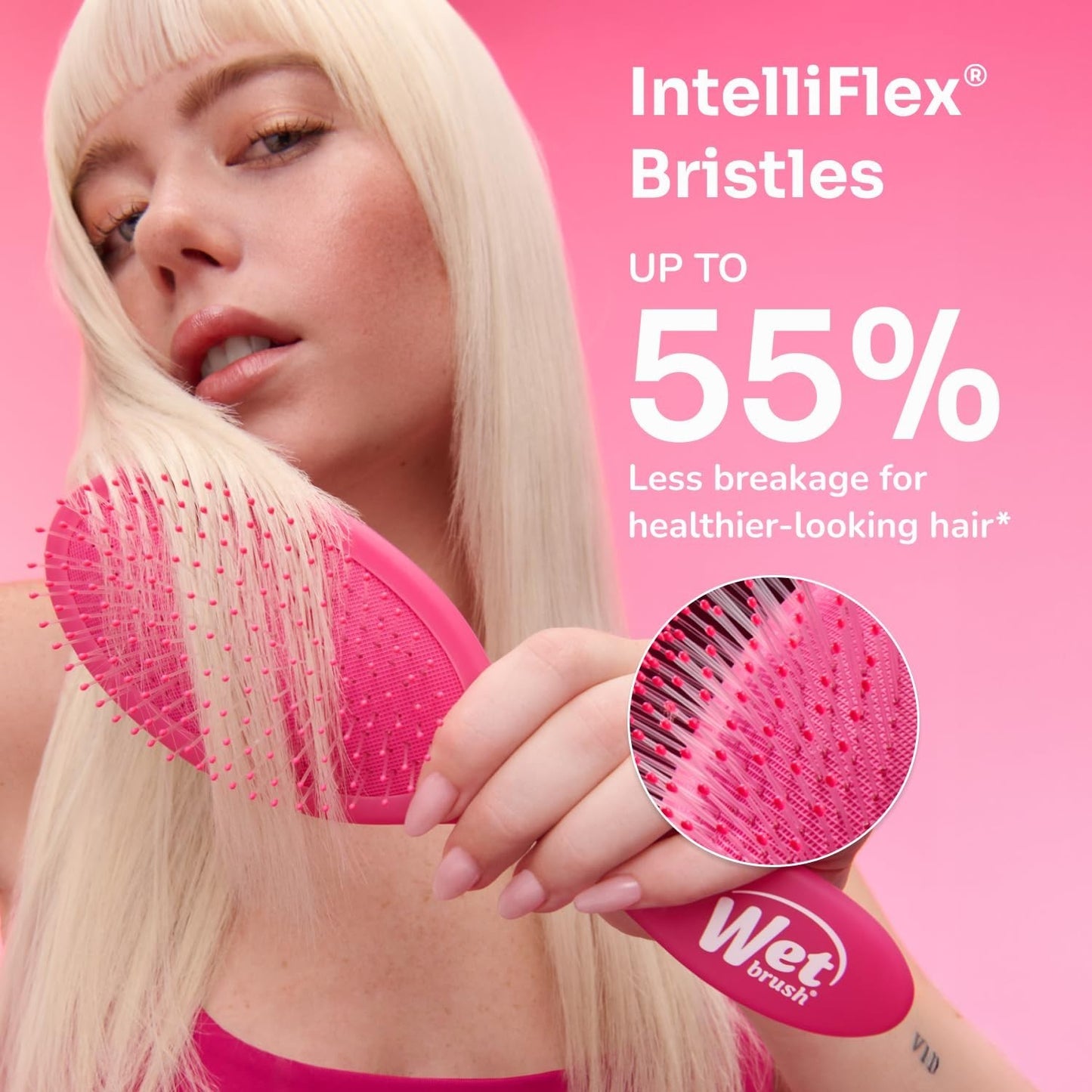 Detangler Hair Brush with Ultra-Soft Bristles for Effortless Styling