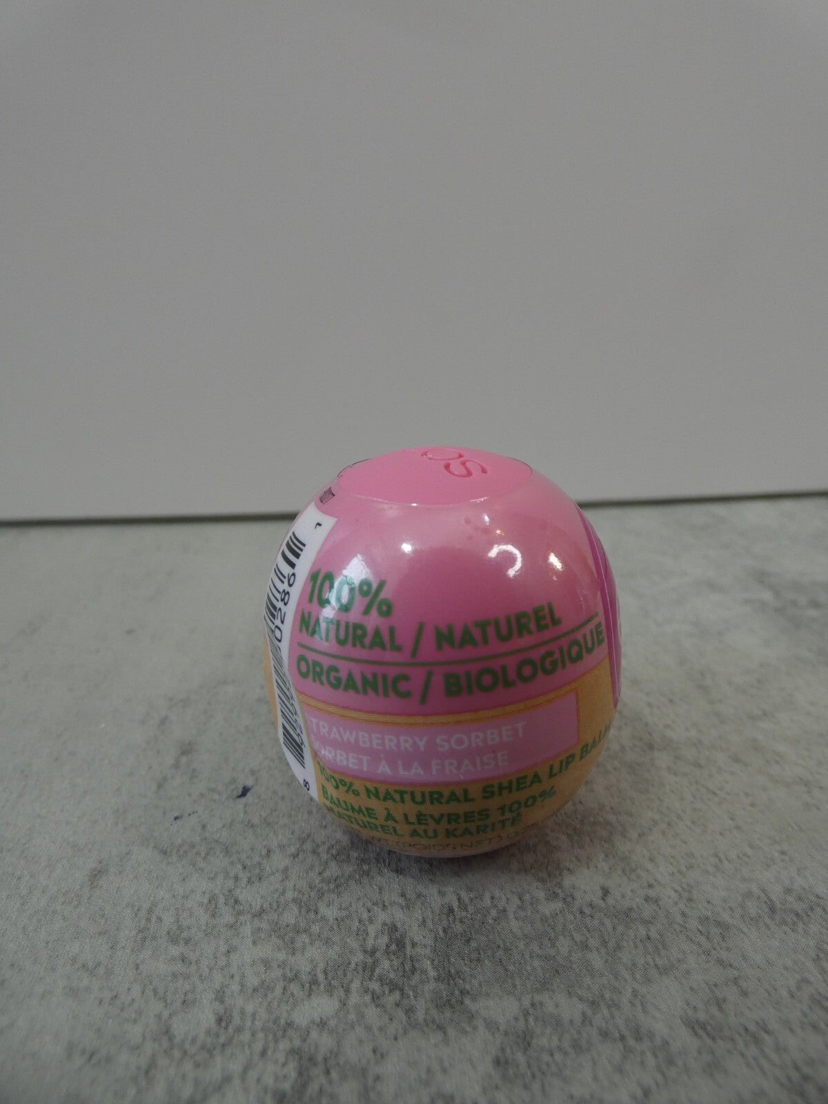 Lip Balm with Strawberry Sorbet Flavor - 0.25 oz Sealed