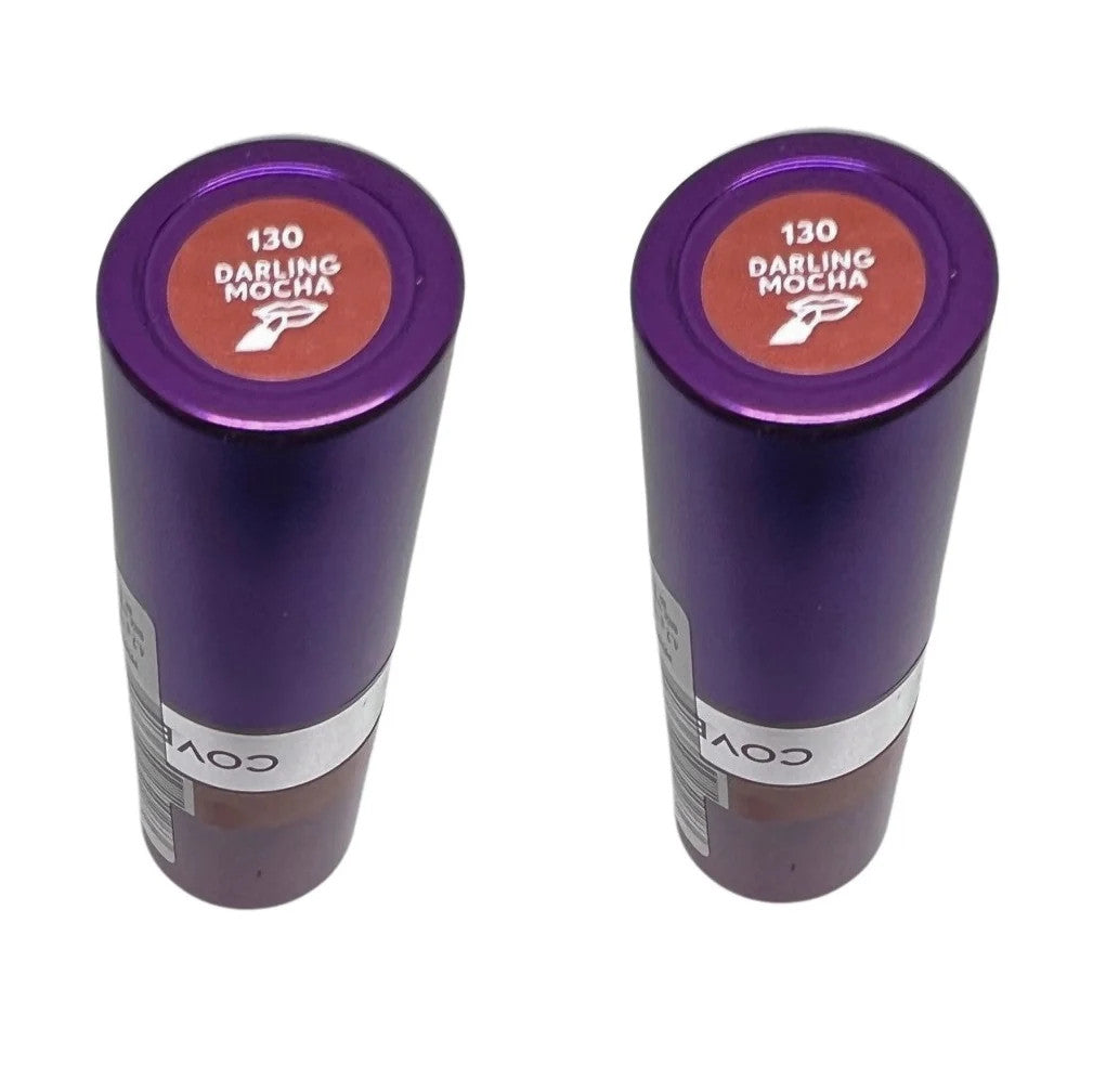 Pack of 2 CoverGirl Moisture Renew Core Lipstick in Darling Mocha - Hydrating Lip Color