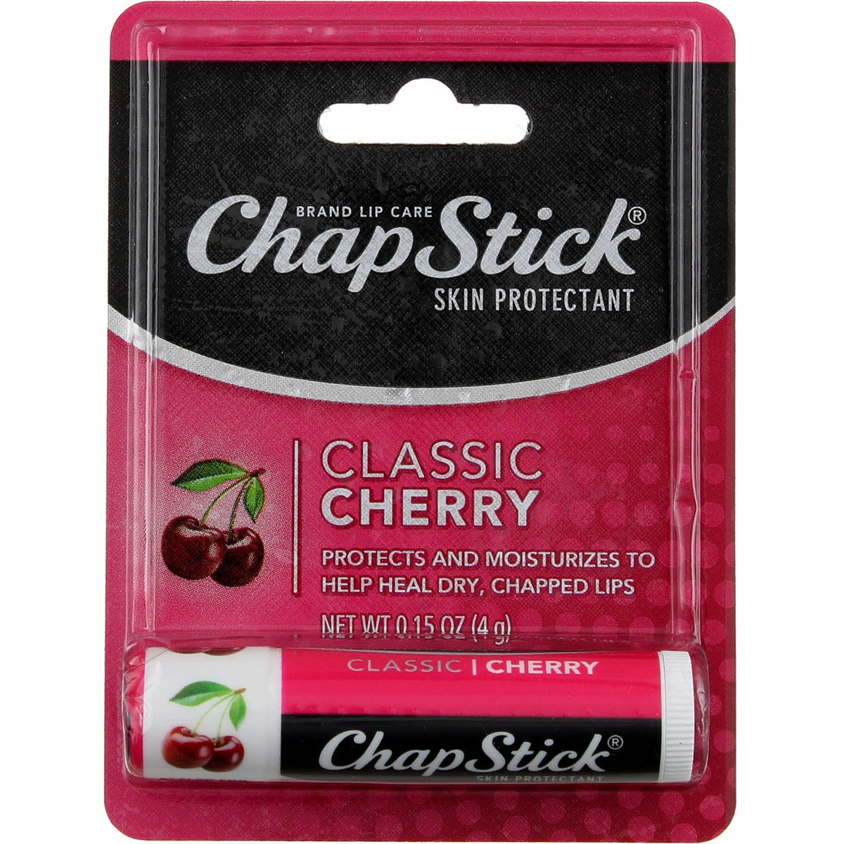3 Pack Classic Cherry Lip Balm - Moisturizing Lip Care, 0.15 oz