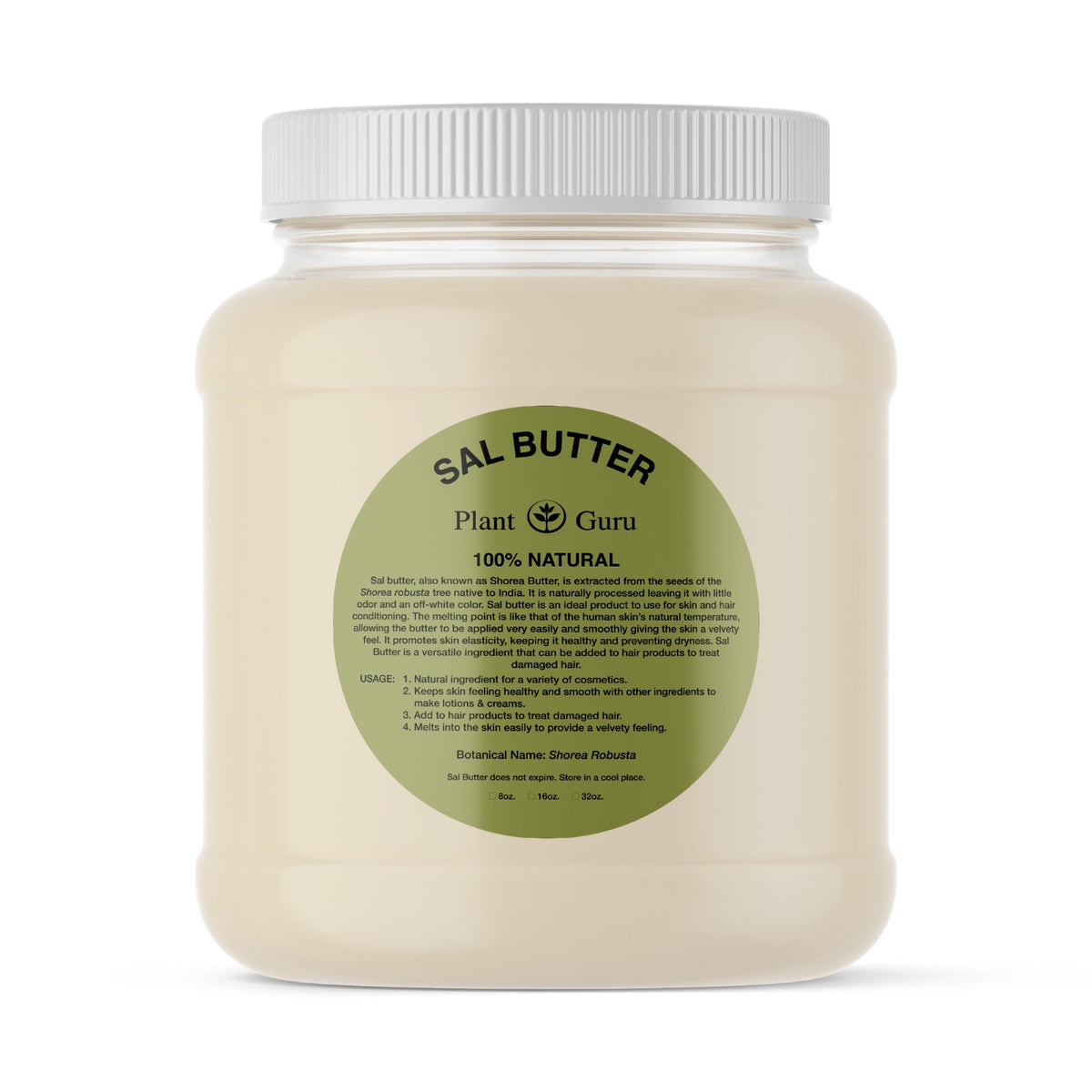 Sal Butter Shorea Seed 100% Pure Cold Pressed Organic