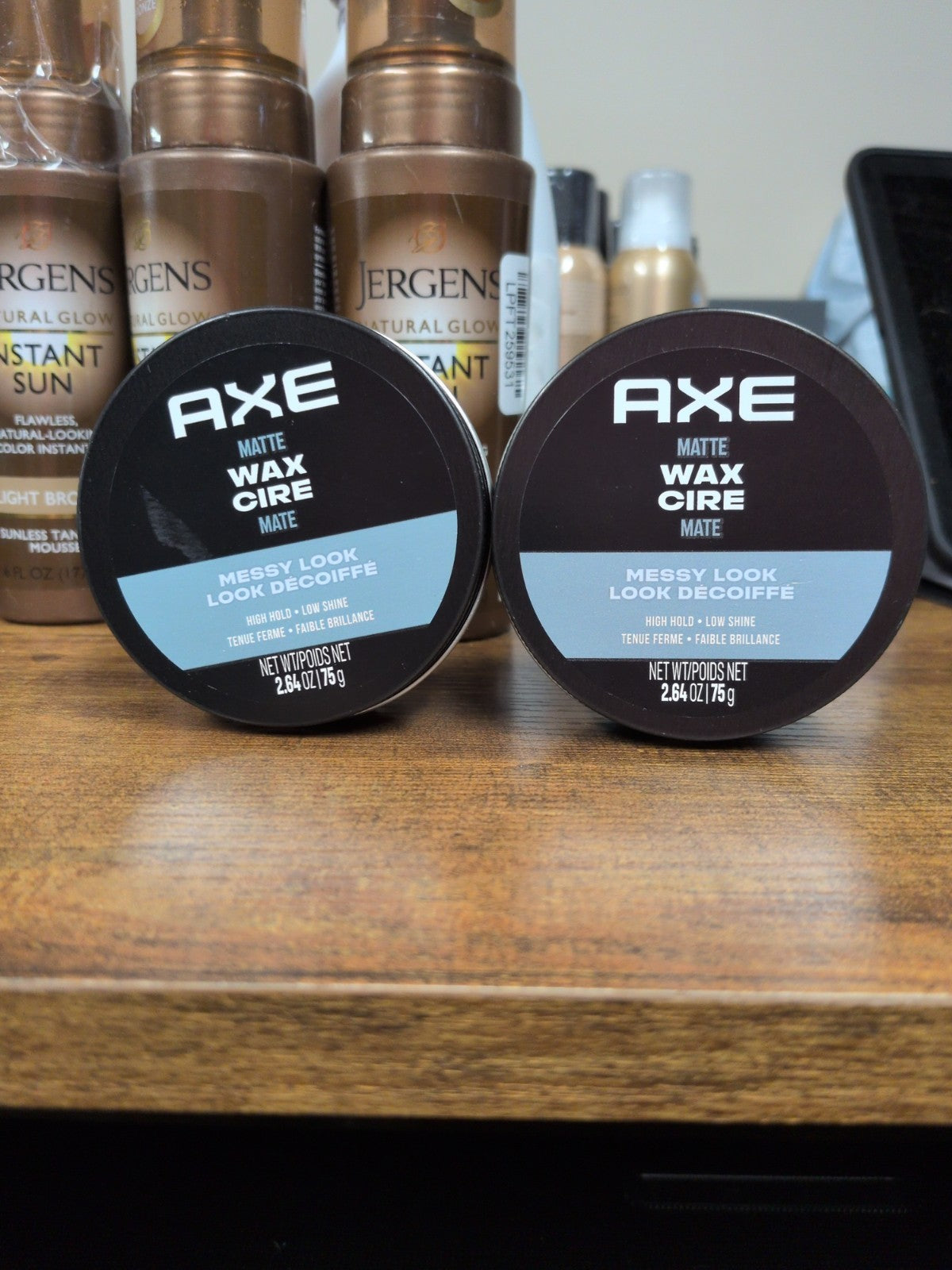 2 Pack High Hold Low Shine Matte Hair Wax - Discontinued, 2.64 oz