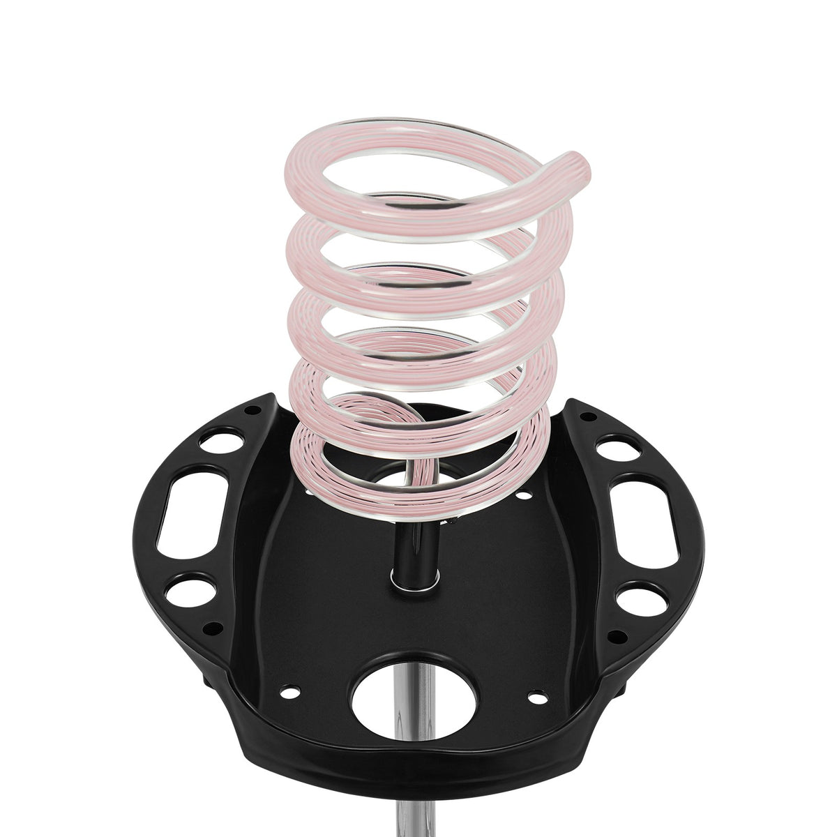 Hair Dryer Stand with Spiral Holders for Salon & Bedroom Storage