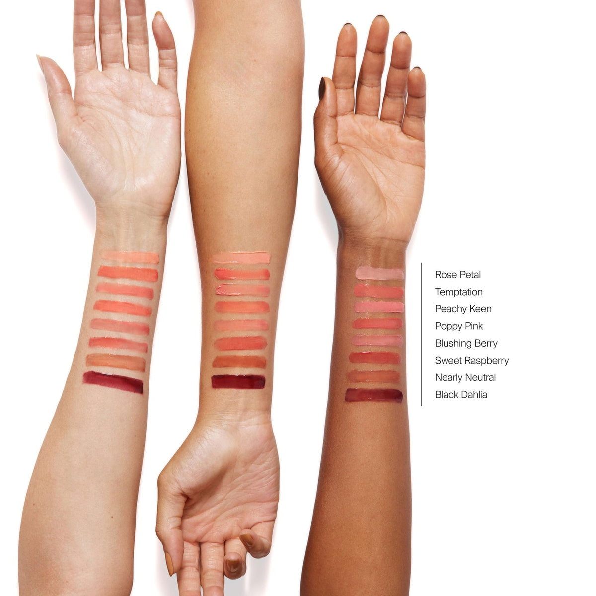 High Shine Glossy Lip Balm in Temptation - Nourishing Lip Gloss & Color