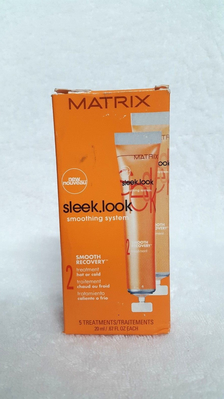 Hair Smoothing Treatment - Repair Damaged Hair, Humidity Protection, 5 Tubes 20ml