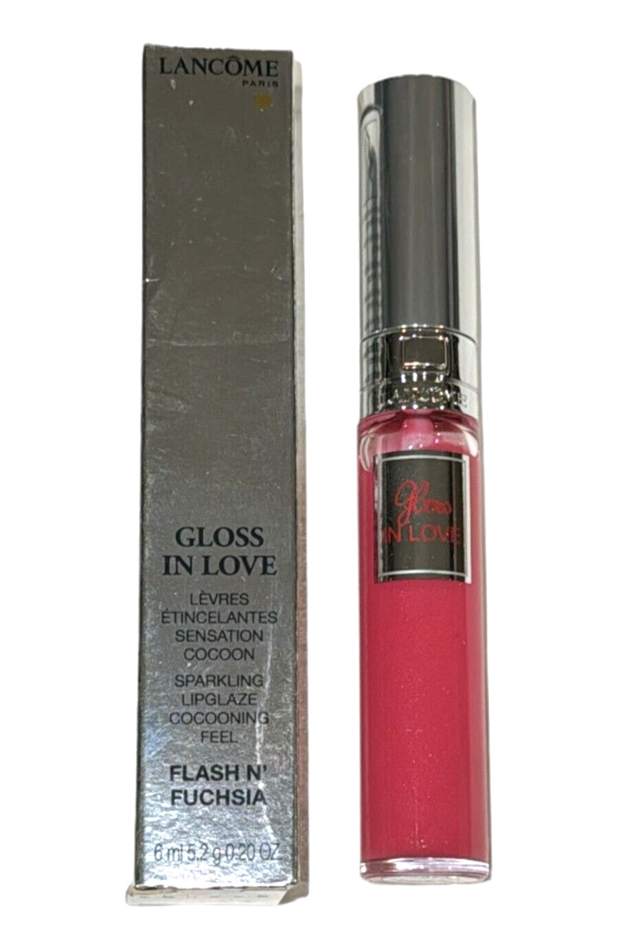 Lancôme Gloss in Love Sparkling Lipglaze - Fuchsia, 0.20 oz Lip Makeup