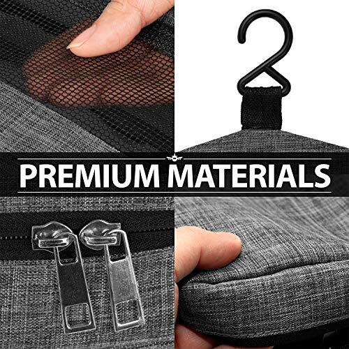 Travel Toiletry Bag - Waterproof Bathroom Organizer for Men & Women
