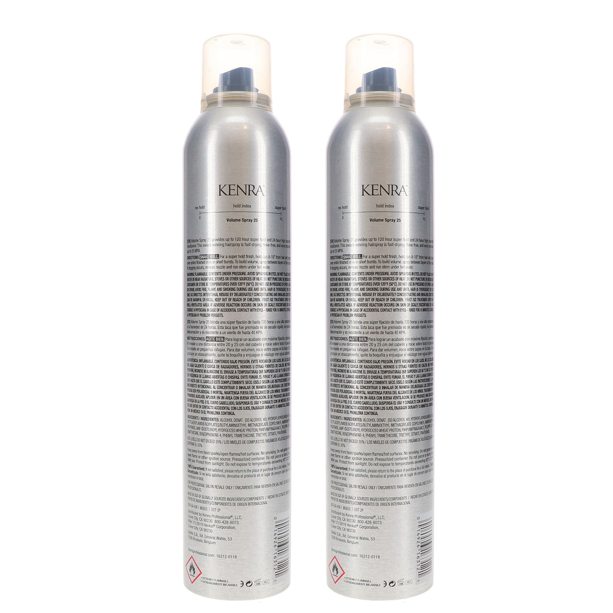 Kenra Volume Spray Hair Spray #25 10 oz - 2 Pack for Maximum Volume & Hold