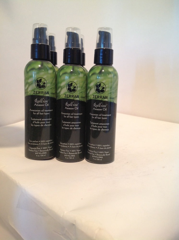 6-Pack Amazon Oil Hair Treatment - All Hair Types, Smoothing, 4 oz