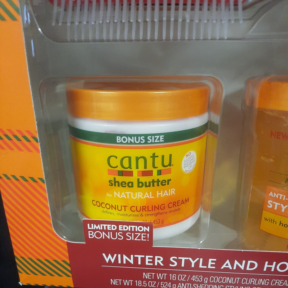 New CANTU HAIR WINTER STYLE & HOLD GIFT SET 3 PCS