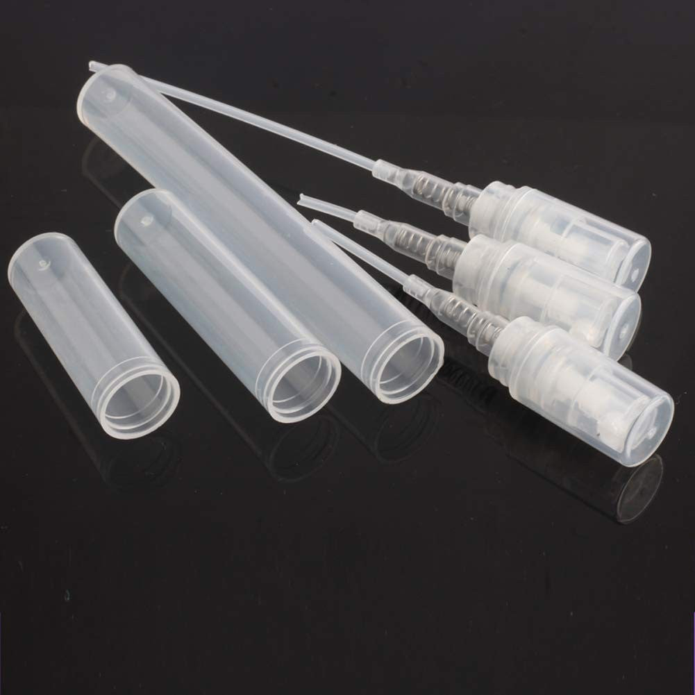 20 Pack 3ml Portable Refillable Clear Plastic Spray Bottles for Travel