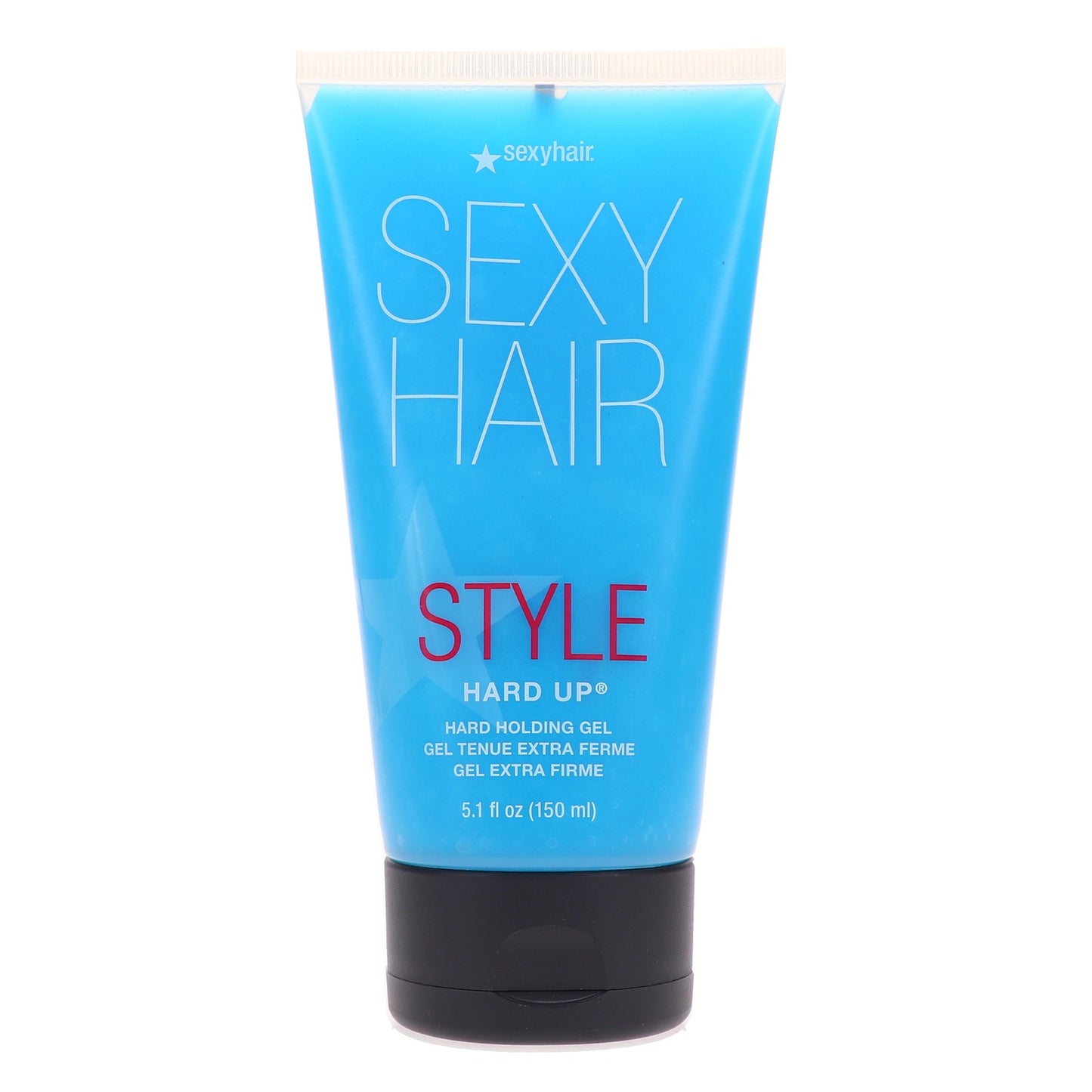 Hard Holding Hair Gel 5.1 oz - Strong Fix & Shine for Styling