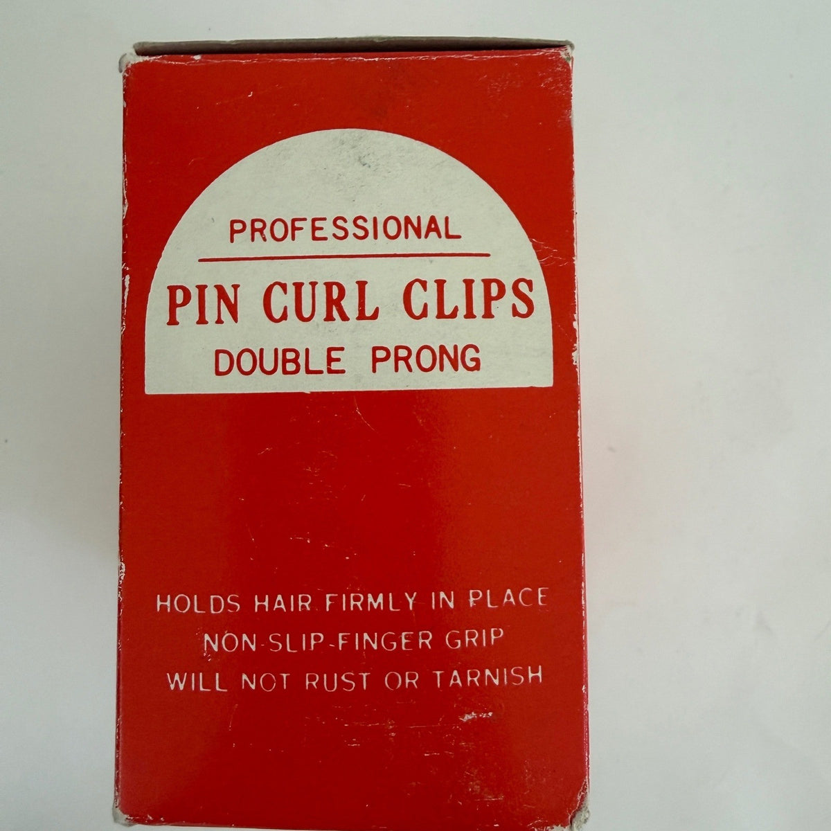 Vintage Elite Pin Curl Clips Double Prong #100 Original Box Hair