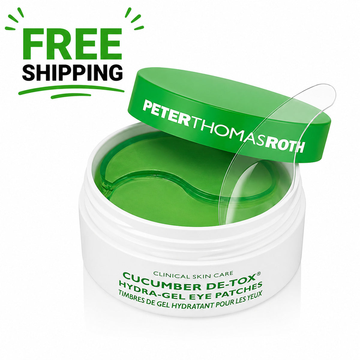 Hydrogel Eye Patches for Hydration & Refreshing Skin Care – 60 Patches