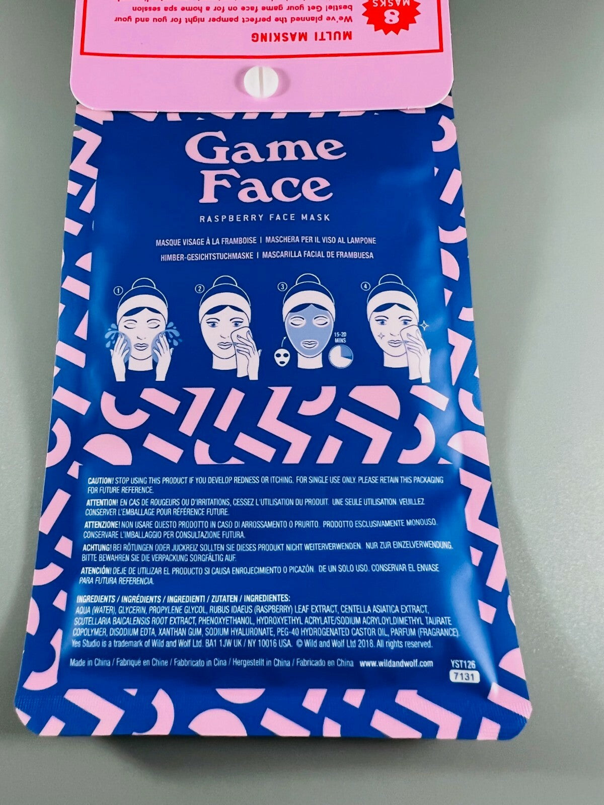 Multi Masking Set of 8 Beauty Masks