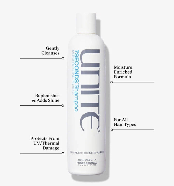 Unite 7 Seconds Shampoo & Conditioner Set with Leave-In Detangler - Hydrating Hair Care Gift Box