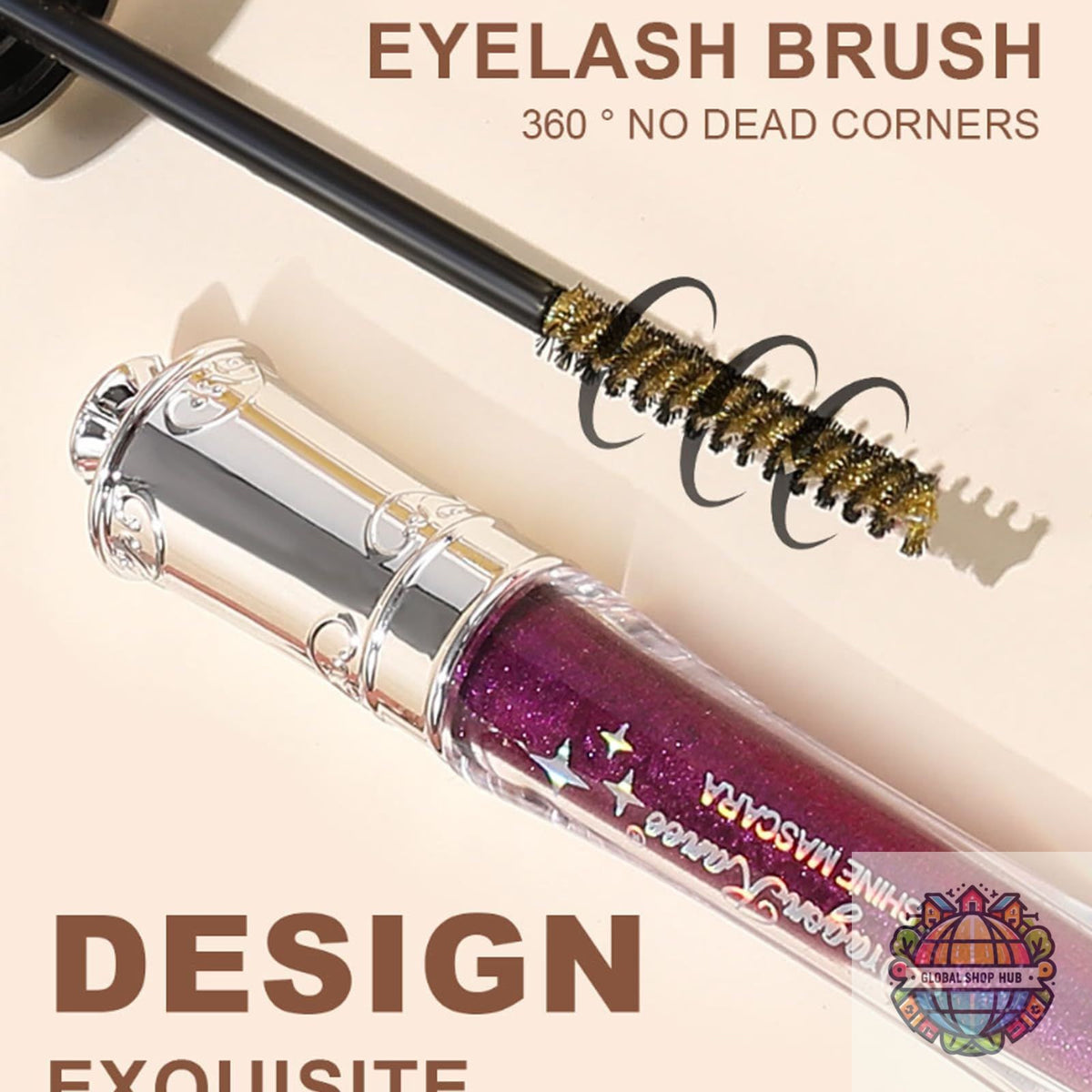 Colorful Glitter Mascara Set - Long, Voluminous, Sparkling Lash Colors