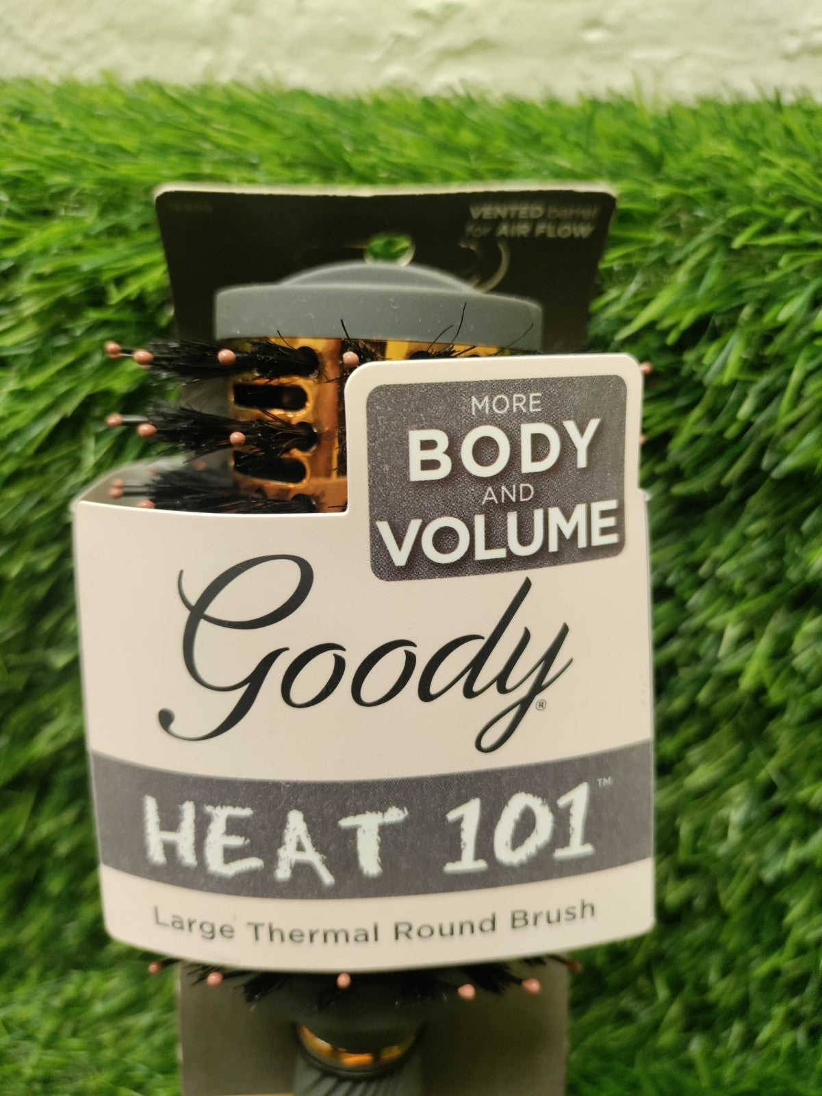 Large Thermal Round Hair Brush - Metal Barrel for Voluminous Styling