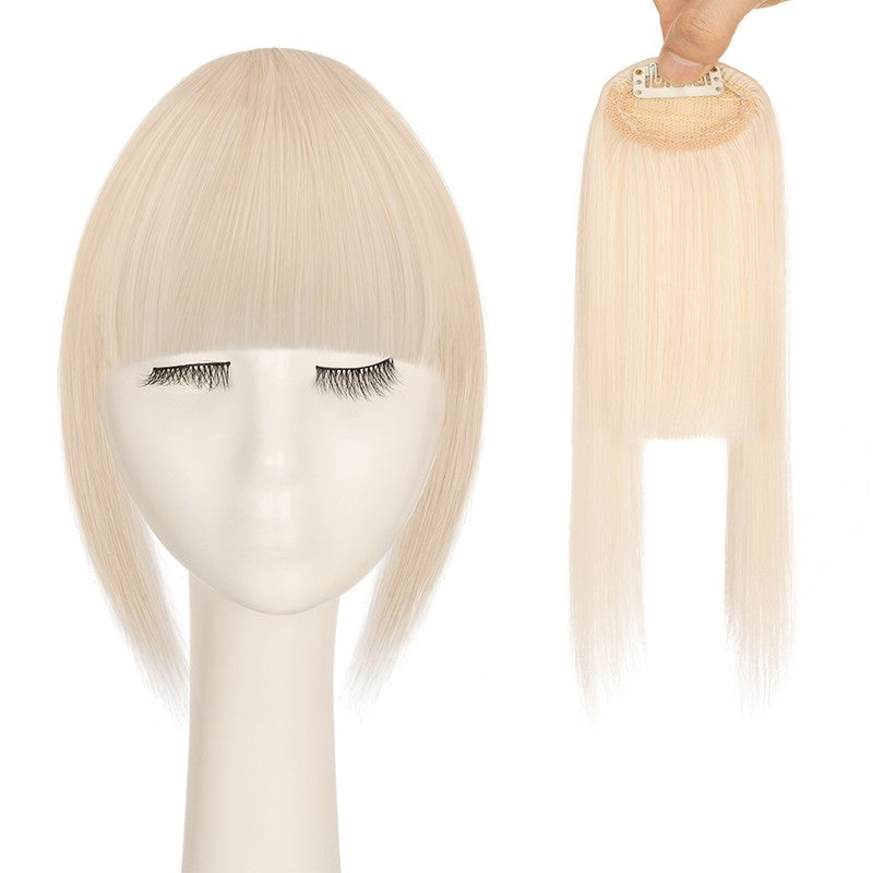 Women Braid Headband Topper with Bangs - Instant Hair Fringes & Hairbands
