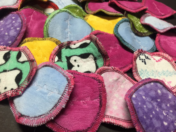 Reusable Cotton Rounds Facial Pads Set - Eco-Friendly Makeup & Skincare