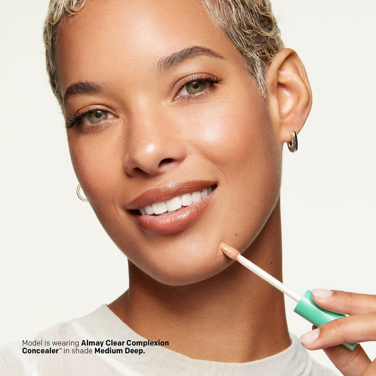 Acne Concealer with Salicylic Acid - Full Coverage Blemish Treatment, Dark