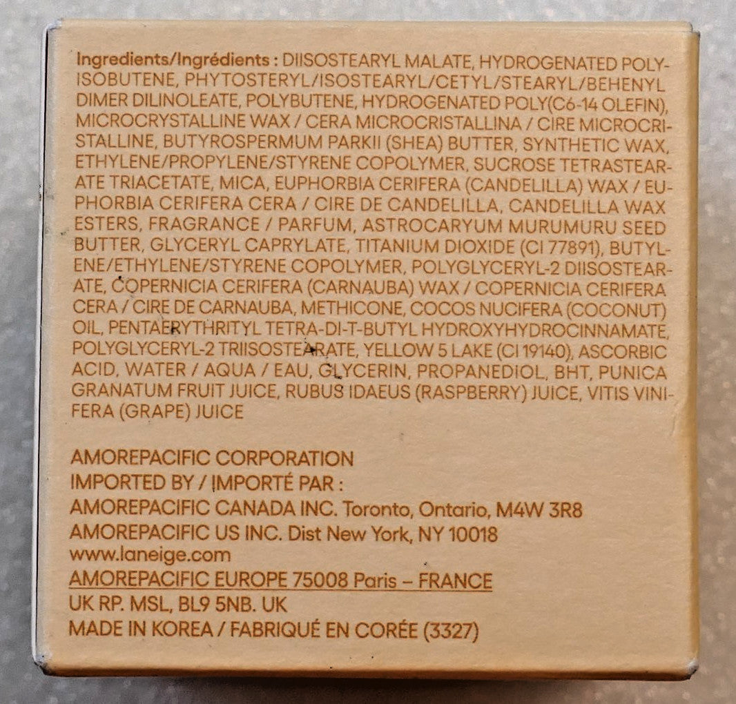 Lip Sleeping Mask Vanilla Nourishing 0.7 Oz - Hydrating Lip Care