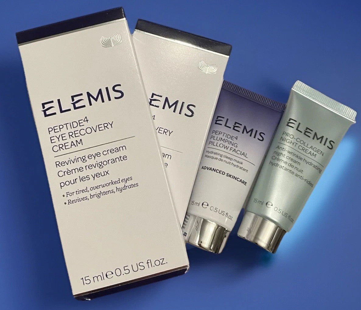 Elemis Peptide4 Eye Recovery Cream Bundle - 2 Full & 2 Travel Sizes