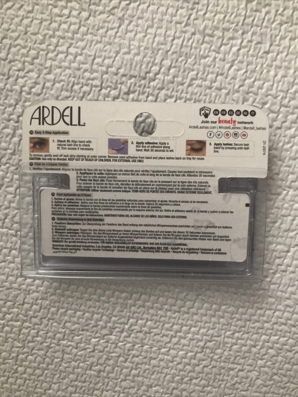 Eyelashes Ardell Double Up 207 Black False Eyelashes 2-Pair