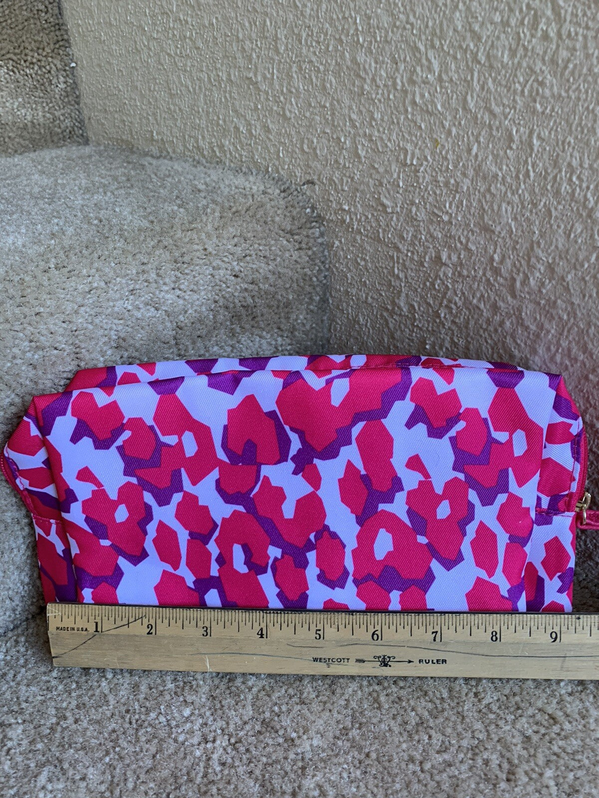 Animal Print Cosmetic Makeup Bag - Pink Purple White New Estée Lauder