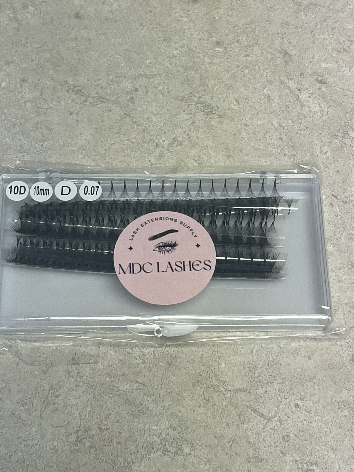 Eyelash Fans 10D 10mm D 0.07 - 1000 False Lash Extensions