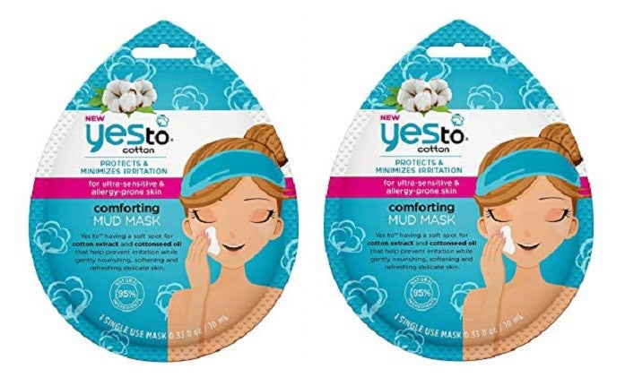 Cotton Mud Mask for Sensitive Skin - 2 Pack