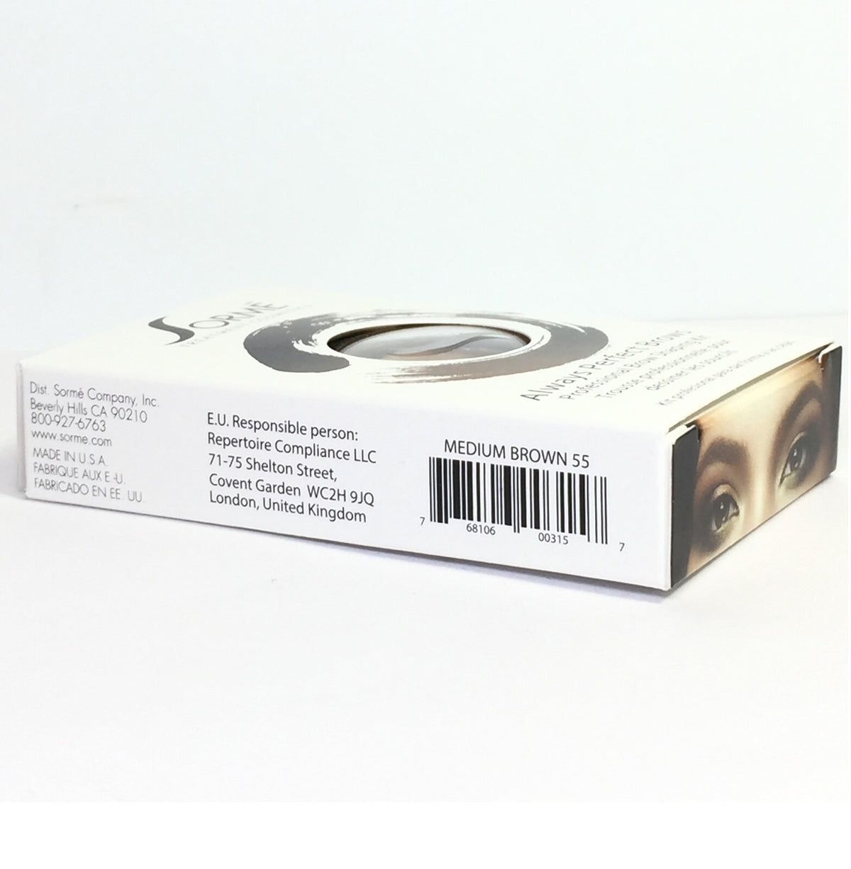 Brow Shaping Kit Medium Brown by Sorme Always Perfect Brows