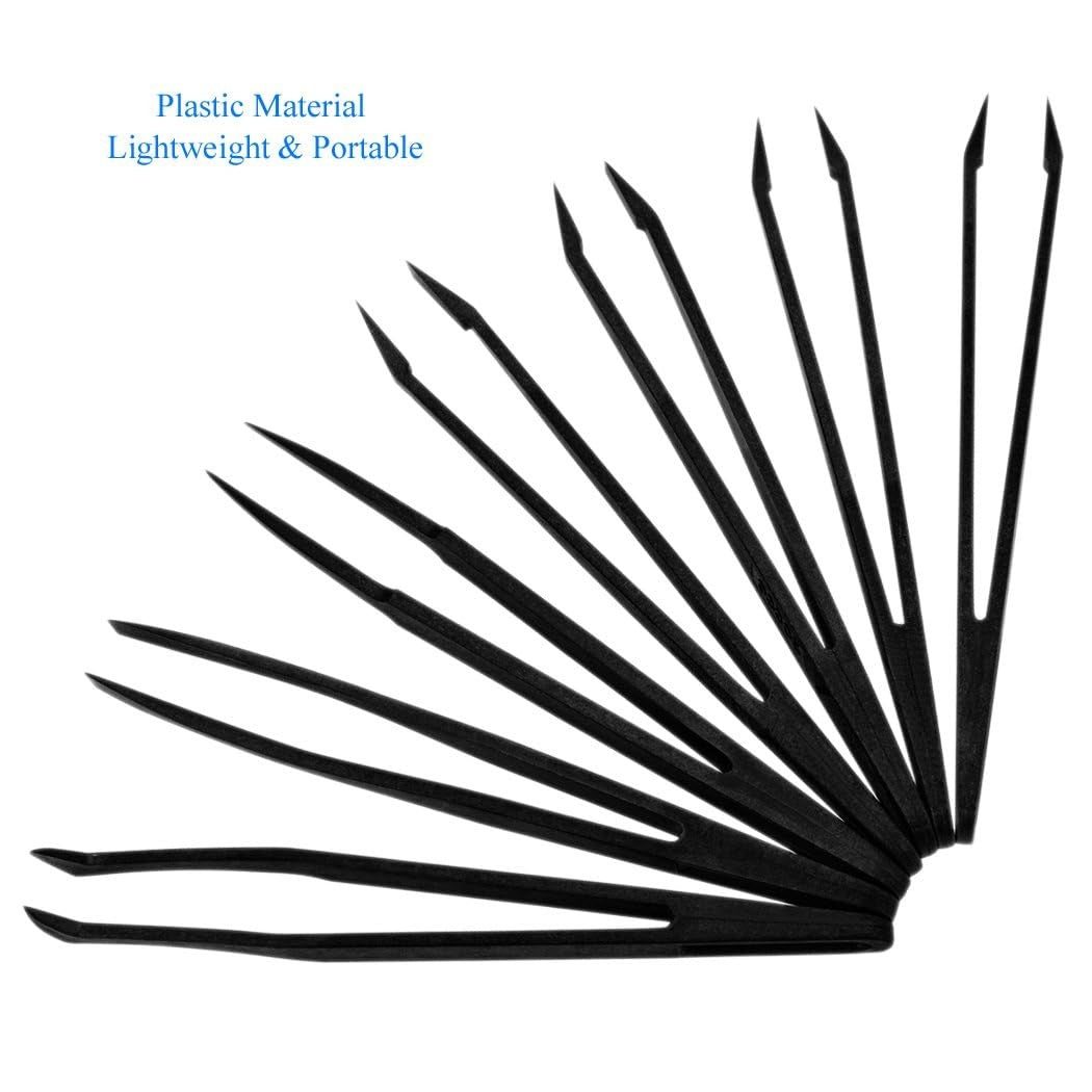 7-Pack Anti-Static Precision Tweezers - Plastic, ESD Safe, 115mm