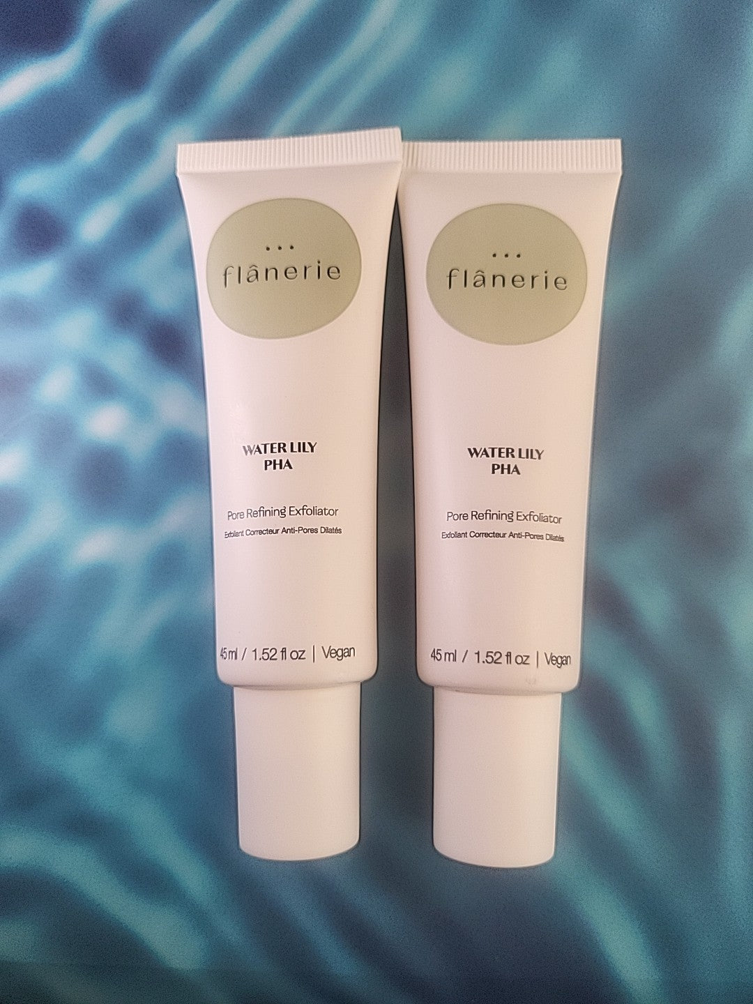 Lot X2 Flanerie Water Lily PHA Pore Refining Exfoliator Scrub