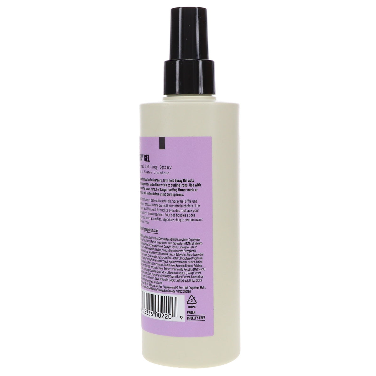 Thermal Setting Hair Spray Gel - Heat Protectant & Styling Aid, 8 oz