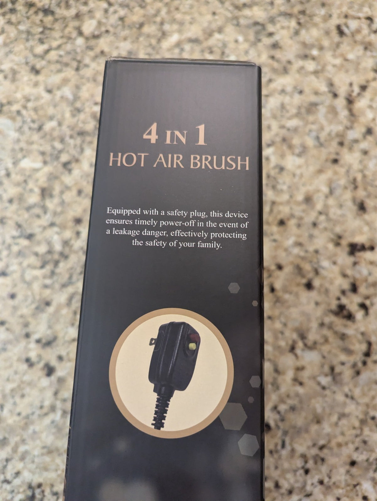 4-in-1 Hot Air Hair Brush, Blow Dryer, Volumizer, Straightener & Curler