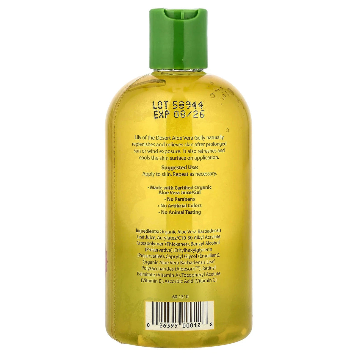 Lily of the Desert Aloe Vera Gelly (99%) 12 oz Each (Pack 3)