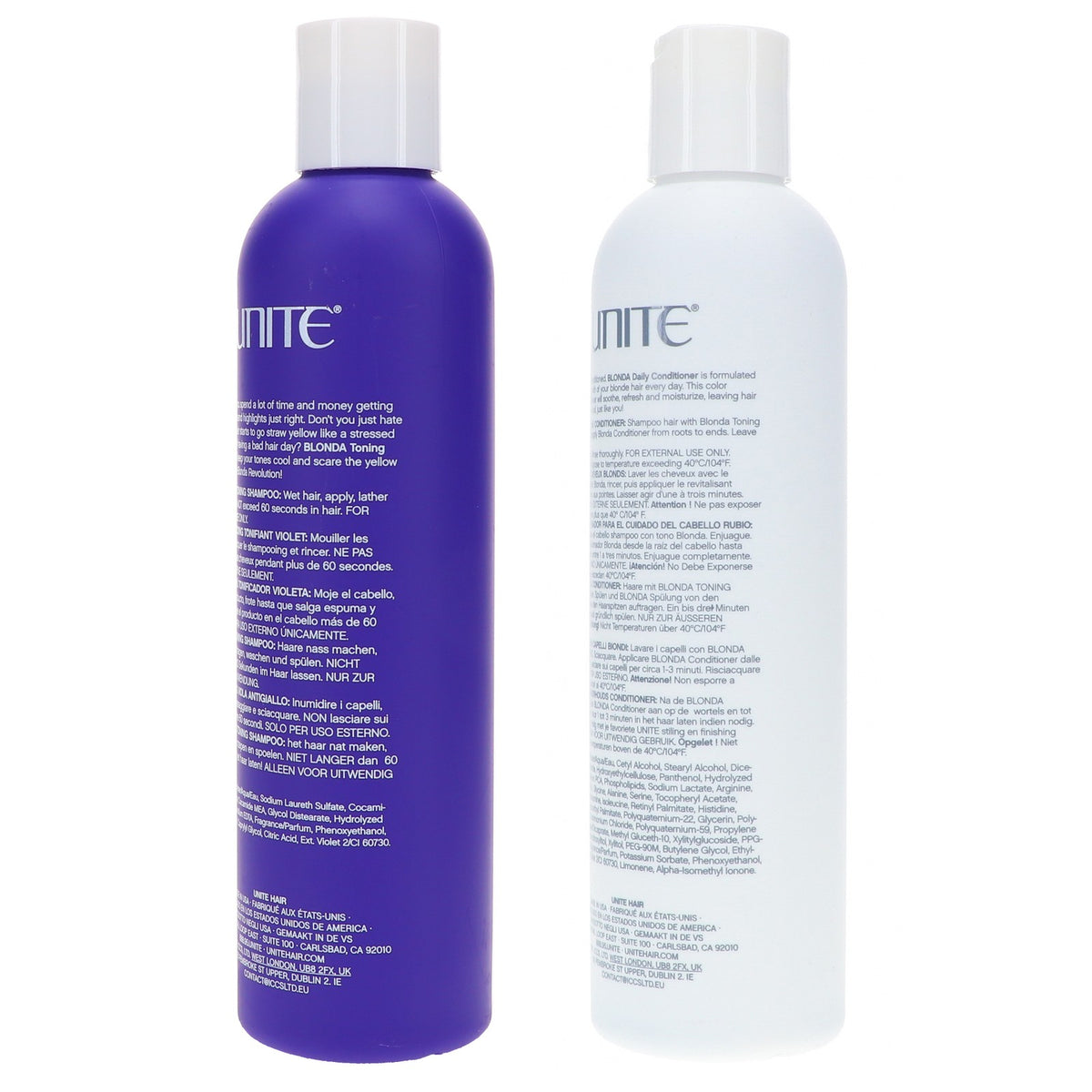 Blonda Hair Shampoo & Conditioner Set for Color-Treated Blonde Hair - 8 oz