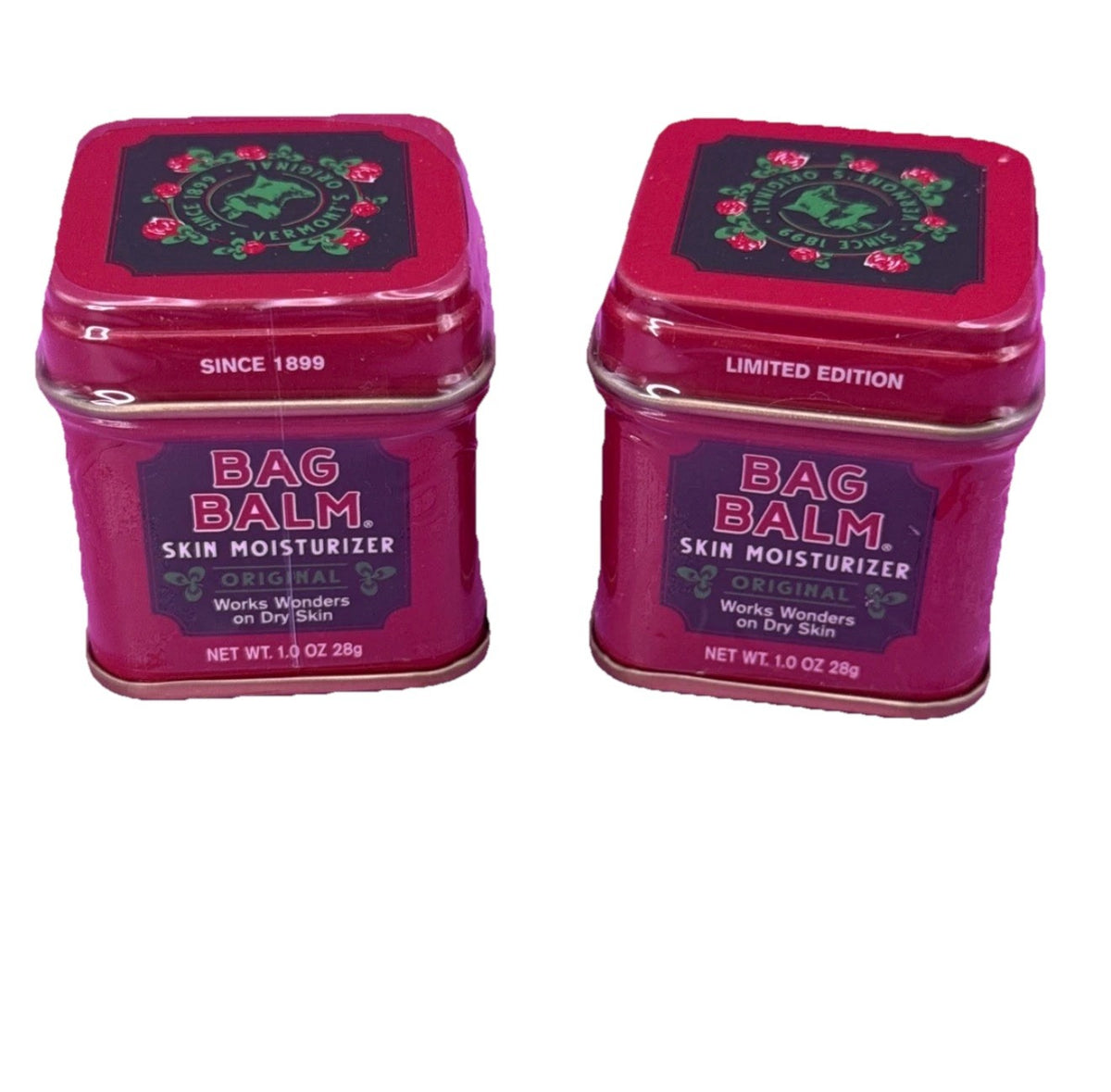 Bag Balm Skin Moisturizer Original 1.0 oz - 2 Tins